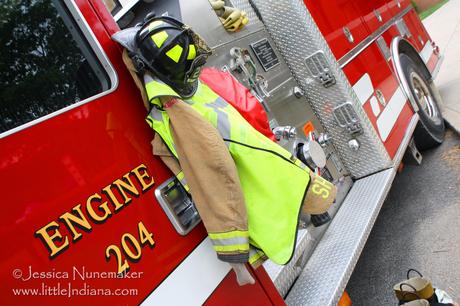 Sheffield Fire Department Truck in Dayton, Indiana