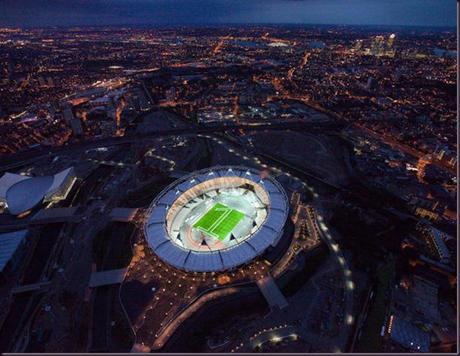 Olympic Stadium night