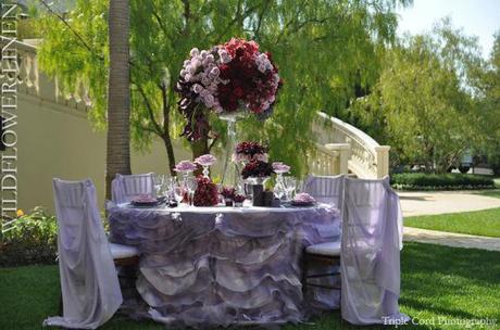 Lavender tablecloth