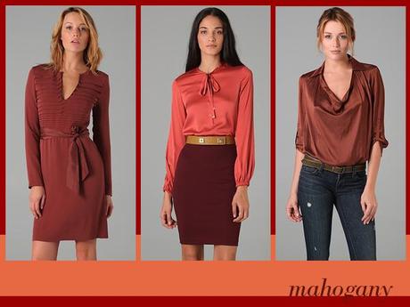 fall trend: mahogany