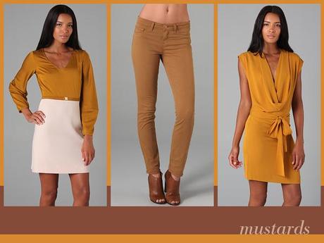 fall trend: mustards