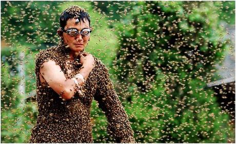 Chinese Boy Won The Incredible Bee Beard Competition 1