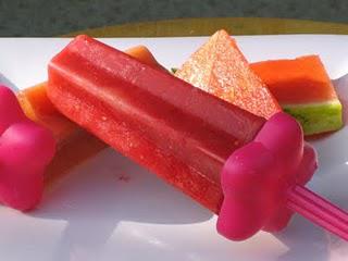 REAL fruit, sugar-free popsicles