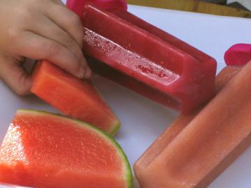 REAL fruit, sugar-free popsicles