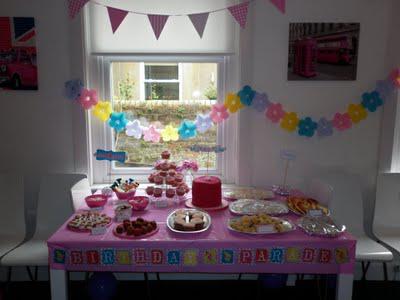 Daughter's Pink Rainbow Birthday Party ♥