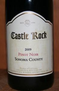 2009 Castle Rock Pinot Noir Sonoma County