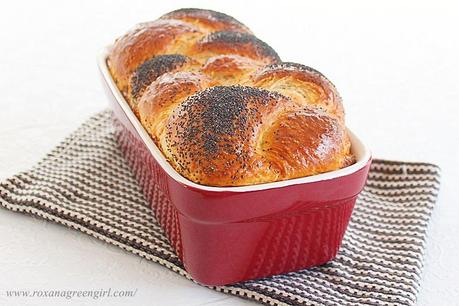 Braided milk loaf