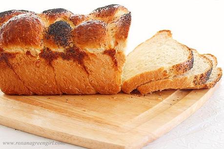 Braided milk loaf