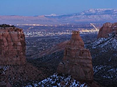 2011 - February 2nd - Rim Rock Drive At Sunset - Colorado National Monument