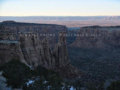 2011 - February 2nd - Rim Rock Drive At Sunset - Colorado National Monument