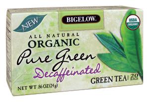 Bigelow Decaffeinated Organic green tea