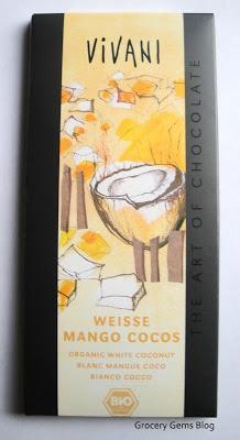 Vivani Organic White Chocolate with Mango and Coconut