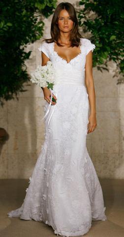 Gown Wedding Dress on Fashion Blogs   Elegance Lace Wedding Dresses With Cap Sleeves 2012