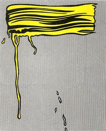 Roy Lichtenstein brushstrokes, pop art artists