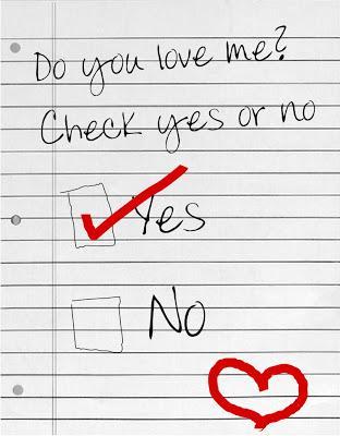 Party # 33 and Valentine Printable Check Yes or No