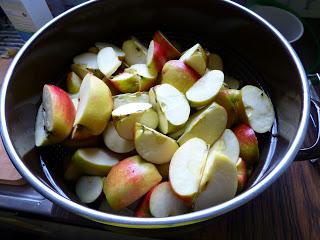 Foodie - Local produce & a little work - apple juice!