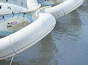 Trampoline Bridge Bouncing Across River Seine