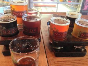 The full lineup of NoDa brews from my visit. 