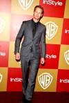 Alexander Skarsgård makes the rounds at the Golden Globe parties