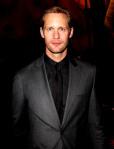 Alexander Skarsgård makes the rounds at the Golden Globe parties