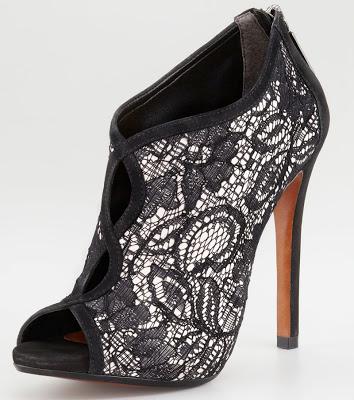Shoe of the Day | Schutz Lace Peep-Toe Bootie