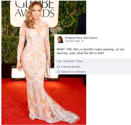 Jennifer Lopez 2013 Golden Globes