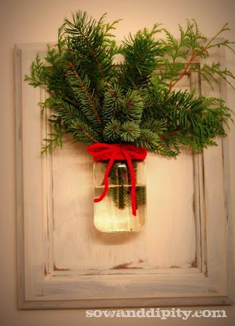 shabby chic farmhouse christmas decor