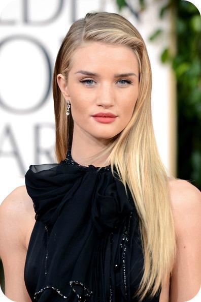 Golden Globes Hair: Rosie Huntington-Whiteley