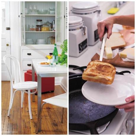 Crate-And-Barrel-January-Inspiration-Catalog-2013-White-Kitchen-Modern-Wood-Floors-Decorating-With-Pellegrino-Toast-Breakfast