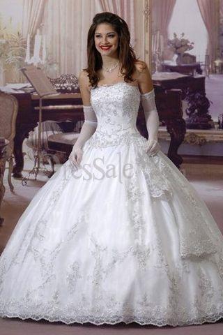 Veiled Wedding Dresses on Full Satin Bridal Gowns  Wedding Dresses With Sleeves   Dressale Com