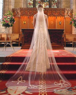Veiled Wedding Dresses on Long Bridal Veils Jpg