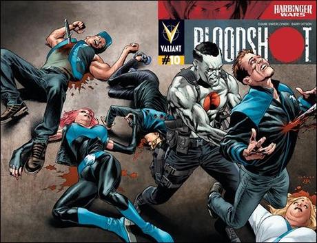 Bloodshot #10 Cover - Wraparound LaRosa