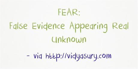 Fear, False Evidence Appearing Real