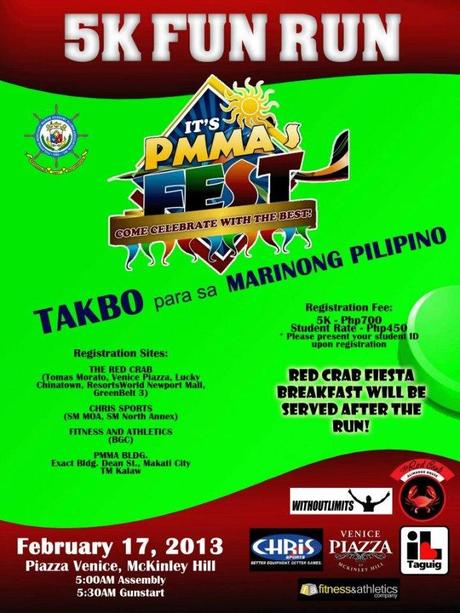 PMMA FEST 2013 Takbo Para sa Marino 5K Fun Run