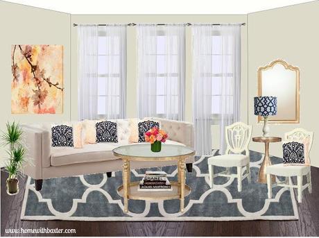 Design Board (glam living room)