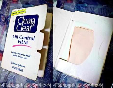 Clean and Clear Oil Control Film in Pink Grapefruit