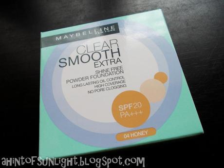 Maybelline Clear Smooth Extra Shine Free Powder Foundation Review