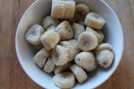 CHOCOLATE with PB & Banana Ice Cream(ish)