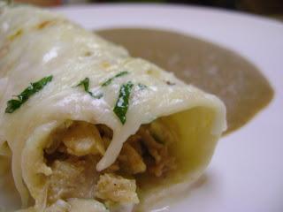 Creamy Chicken Enchiladas