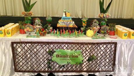 Jungle Themed Christening by Penn and Paper