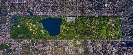 Central Park 3D aerial photo