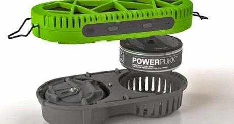 PowerTrek portable charger that runs on water