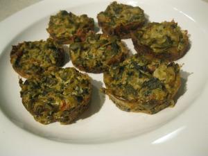 Mini Crustless Vegan Quiche. 