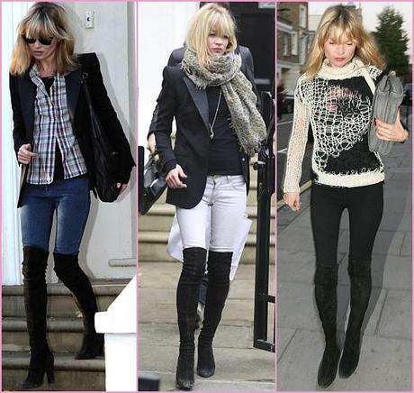 Over the Knee Boots and Skinny Jeans