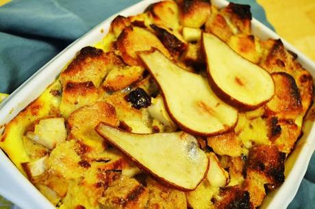 Recipe: Buttermilk-Pear Bread Pudding