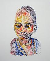African Child Monoprint