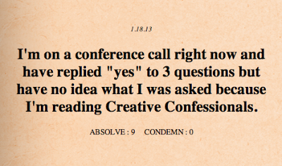 Creative Confessional