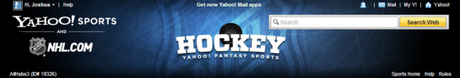 Yahoo Fantasy Hockey Banner