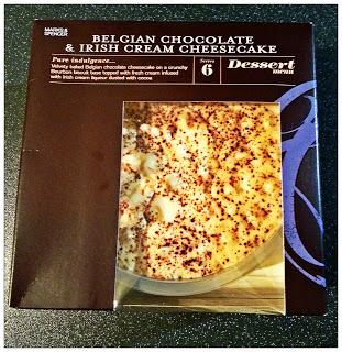 Marks and Spencer Belgian Chocolate and Irish Cream Cheesecake