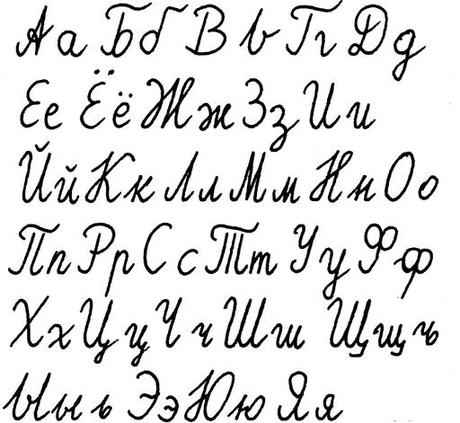 Learn Russian: Cyrillic Alphabet Handwriting